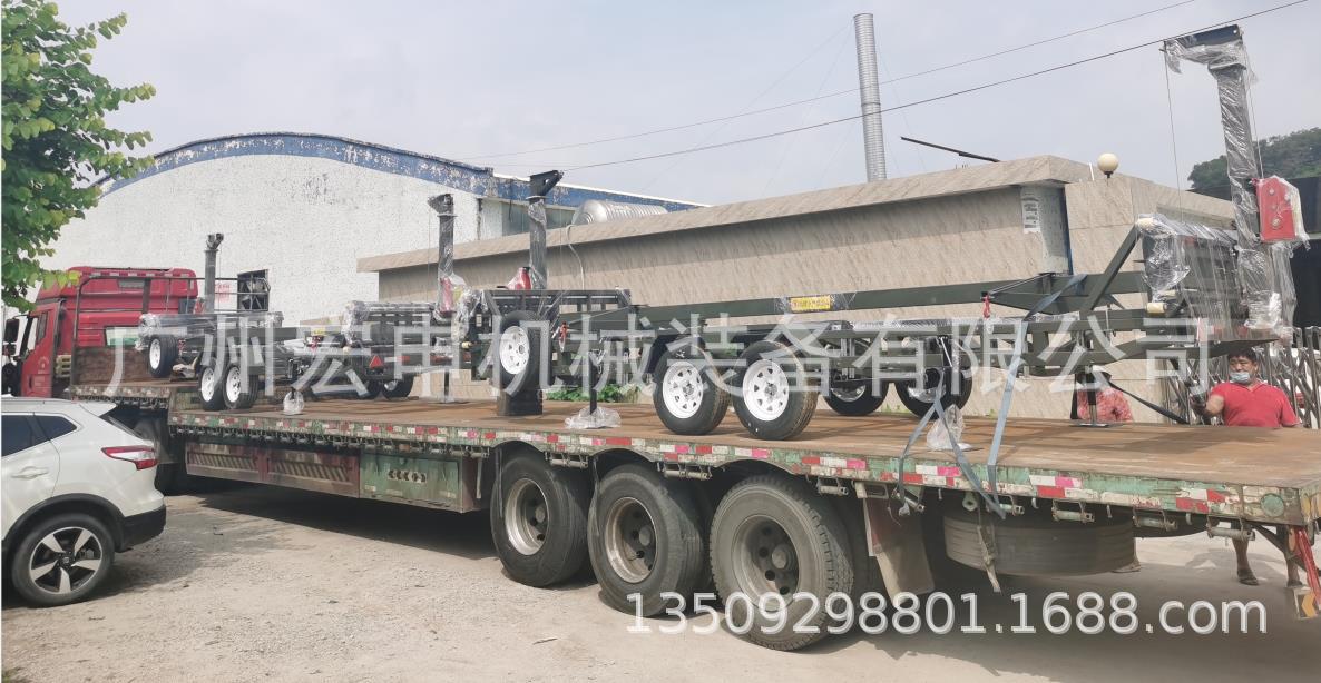 C9031SD型自装自卸式冲锋舟拖车-4